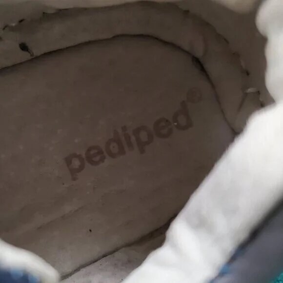 Pediped Franklin Navy/Gray Boy Shoes SZ 6-12 Months - Picture 10 of 12